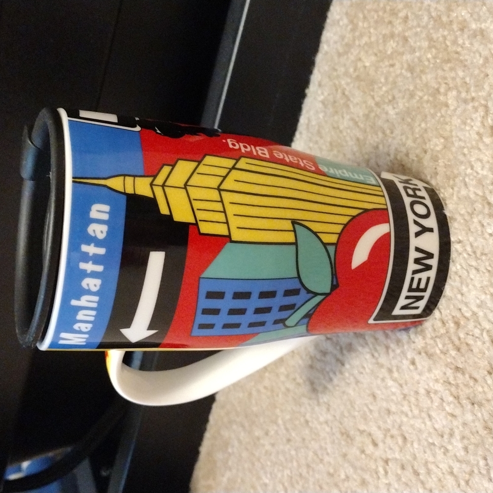 Jay Johnson Ceramic New York Travel Mug